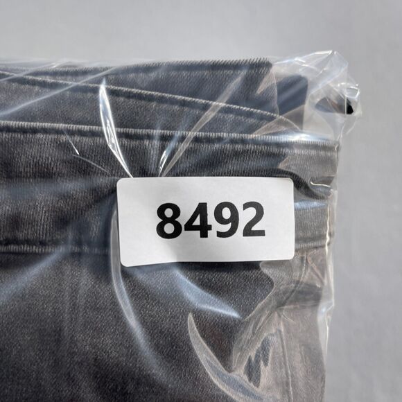 Free People Jeans Women 28 Gray Denim Flare Raw Hem High Waist Wide Bell Bottoms - Picture 11 of 11